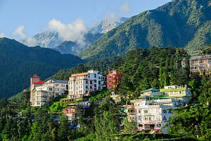 Mcleod Ganj dans le nord de l'Inde.