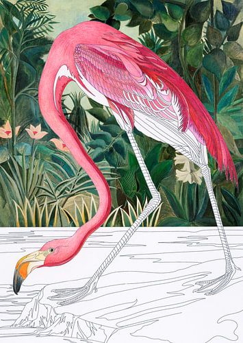 a Flamingo Reimagined van Marja van den Hurk
