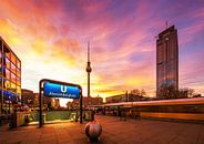 Berlin Alexanderplatz Sunset by Frank Herrmann thumbnail