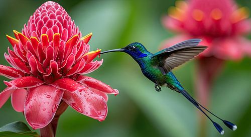 Joyau en vol : Le nectar des tropiques sur Artivisual