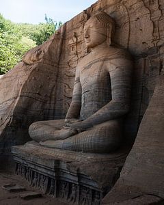 Ruhender Buddha in Polonnaruwa Sri Lanka