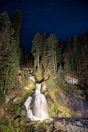 Triberger Wasserfälle unterm Sternenhimmel