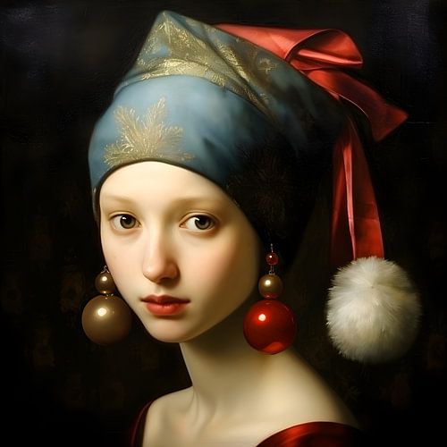Xmas girl by Mirjam Duizendstra