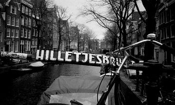 De Hilletjesbrug in zwart wit analoog gefotografeerd van Zaankanteropavontuur