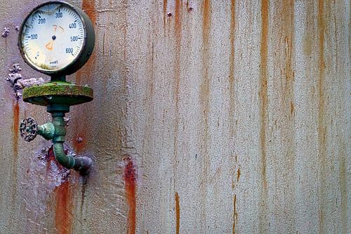 Landschaftspark temp meter van Ad Hermans