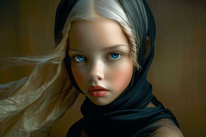 Leuchtende Augen - Mädchenportraits von Ton Kuijpers