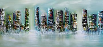 Skyline Stadt  von Gena Theheartofart