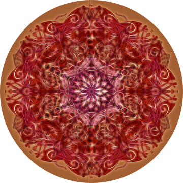 Kaleidoscoop, rood van Rietje Bulthuis