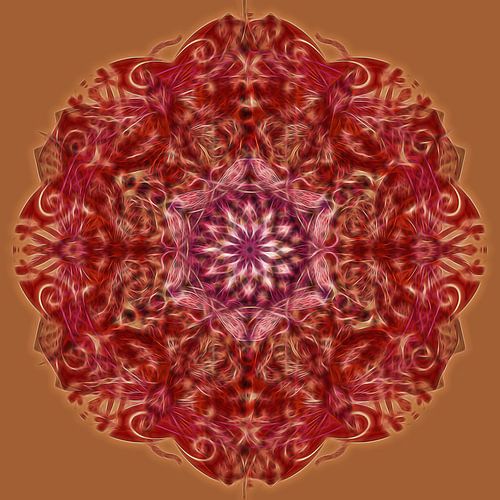 Kaleidoscoop, rood