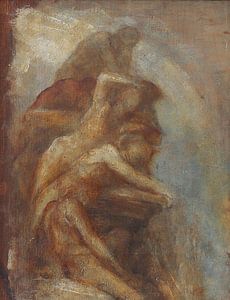 George Frederic Watts - Feuer, Studie für das Terrassenfresko des Carlton House, Die Elemente