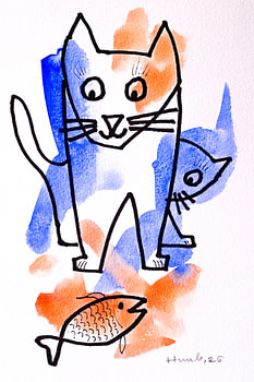 Cats and fish