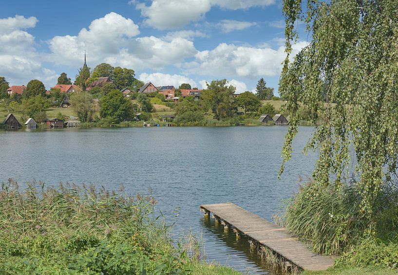 Wustrow in het Mecklenburgse merengebied van Peter Eckert