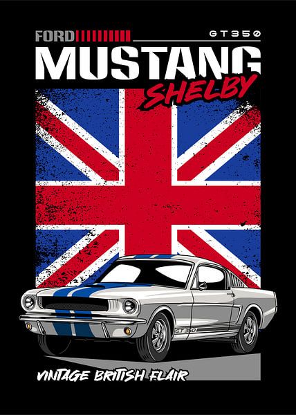 Ford Mustang Shelby GT350 Muscle Car by Adam Khabibi
