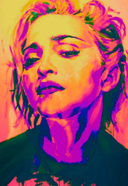 Hommage an Madonna Sexy Pop Art PUR von Felix von Altersheim