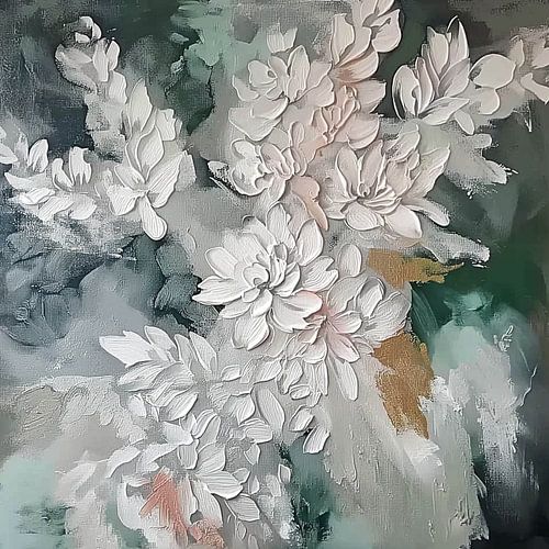 Nature morte en mouvement : la danse des fleurs blanches