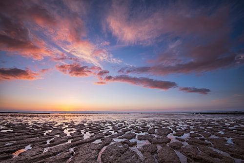 De structuren van het Wad Uithuizen Groningen