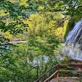 Plitvice waterval van Rik van der Klooster