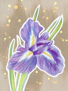 Vriendelijke iris van ART Eva Maria