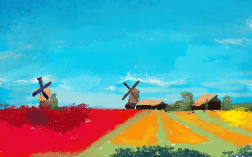 Hollands landschap van Nicole Habets