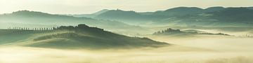 Toskana Val d'Orcia Panorama von Jean Claude Castor