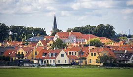 Maisons colorées à Dragor, au Danemark sur PhotoCluster