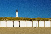 Egmonds ritme, de vuurtoren en de strandhuisjes