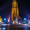Delft | Nieuwe Kerk bij nacht van Ricardo Bouman