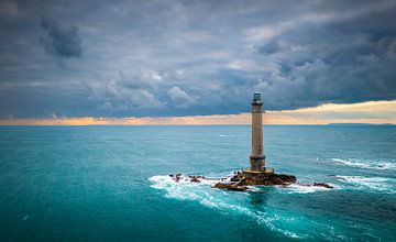 Lighthouse on the Coast by Freek van den Bergh