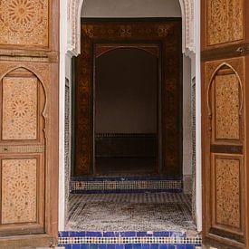 Arabische deur, Marrakech van Joke van Veen