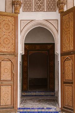 Arabische deur, Marrakech van Joke van Veen
