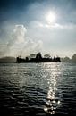 Ferry at dawn between Maassluis and Rozenburg by Maurice Verschuur thumbnail