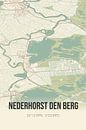 Vintage landkaart van Nederhorst den Berg (Noord-Holland) van MijnStadsPoster thumbnail