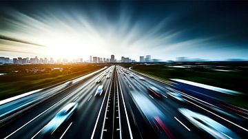 Fließende Fahrspuren