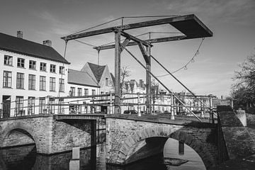 Ter Duinenbrug in Brugge - Zwart-Wit | Stadsfotografie van Daan Duvillier | Regio in de Kijker