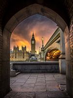 Big Ben in London bei Sonnenuntergang