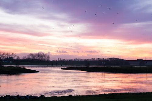 Sonnenaufgang an der Wasserkante