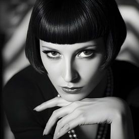 Femme Fatale in black and white by Skyfall