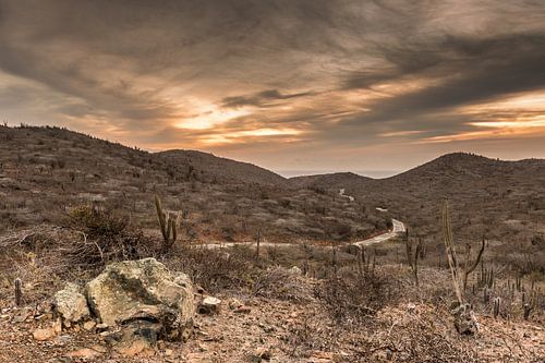Sunrise in Arikok National Park in Aruba