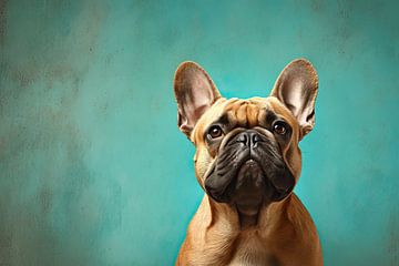 Bouledogue sur Art Merveilleux