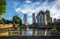 Maison blanche et vieux port à Rotterdam par Steven Dijkshoorn Aperçu