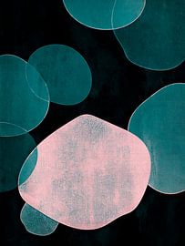 Japanse Natuurvormen Abstractie Japandi Modern van FRESH Fine Art