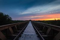 Moerputtenbrug Den Bosch Zonsondergang