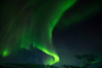 Nordlicht Aurora borealis Island von Dick Hoogenboom