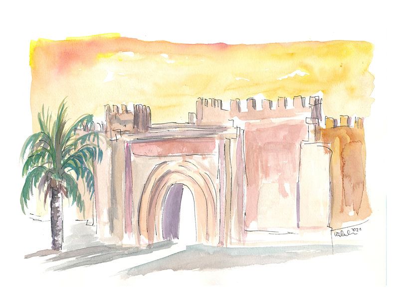 Taroudant Altstadt Tor in Marokko von Markus Bleichner