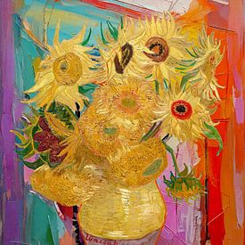 Sunflowers 2.0 by Van Gogh by Moonheart Artworks