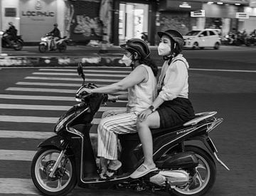 De motor of scooter is in Vietnam ook het domein van de vrouw