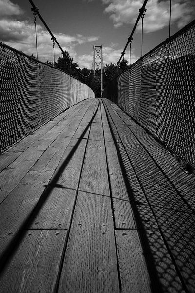 Hanging bridge, Quebec, Canada par Luis Boullosa