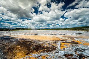 Great Fountain Geyser, Yellowstone National Park van Harold van den Hurk