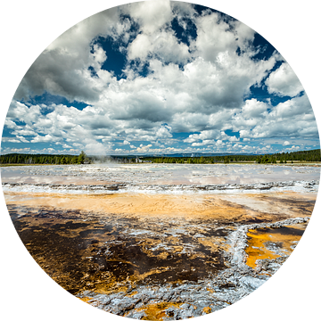 Great Fountain Geyser, Yellowstone National Park van Harold van den Hurk