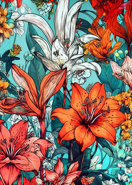 Meadow pattern 42 #nature by JBJart Justyna Jaszke
